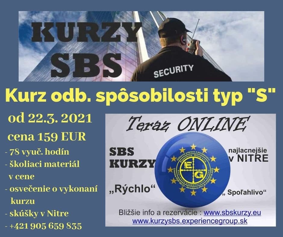 kurz SBS od 22_3 sbs kurzy Nitra